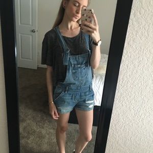 Hollister Denim Overalls